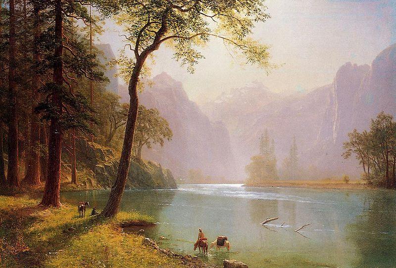 Albert Bierstadt The Kern River Valley, a montane canyon in the Sierra Nevada, California